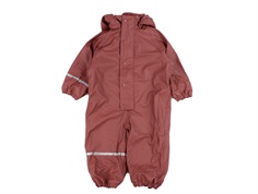 CeLaVi apple butter rain suit with fleece lining